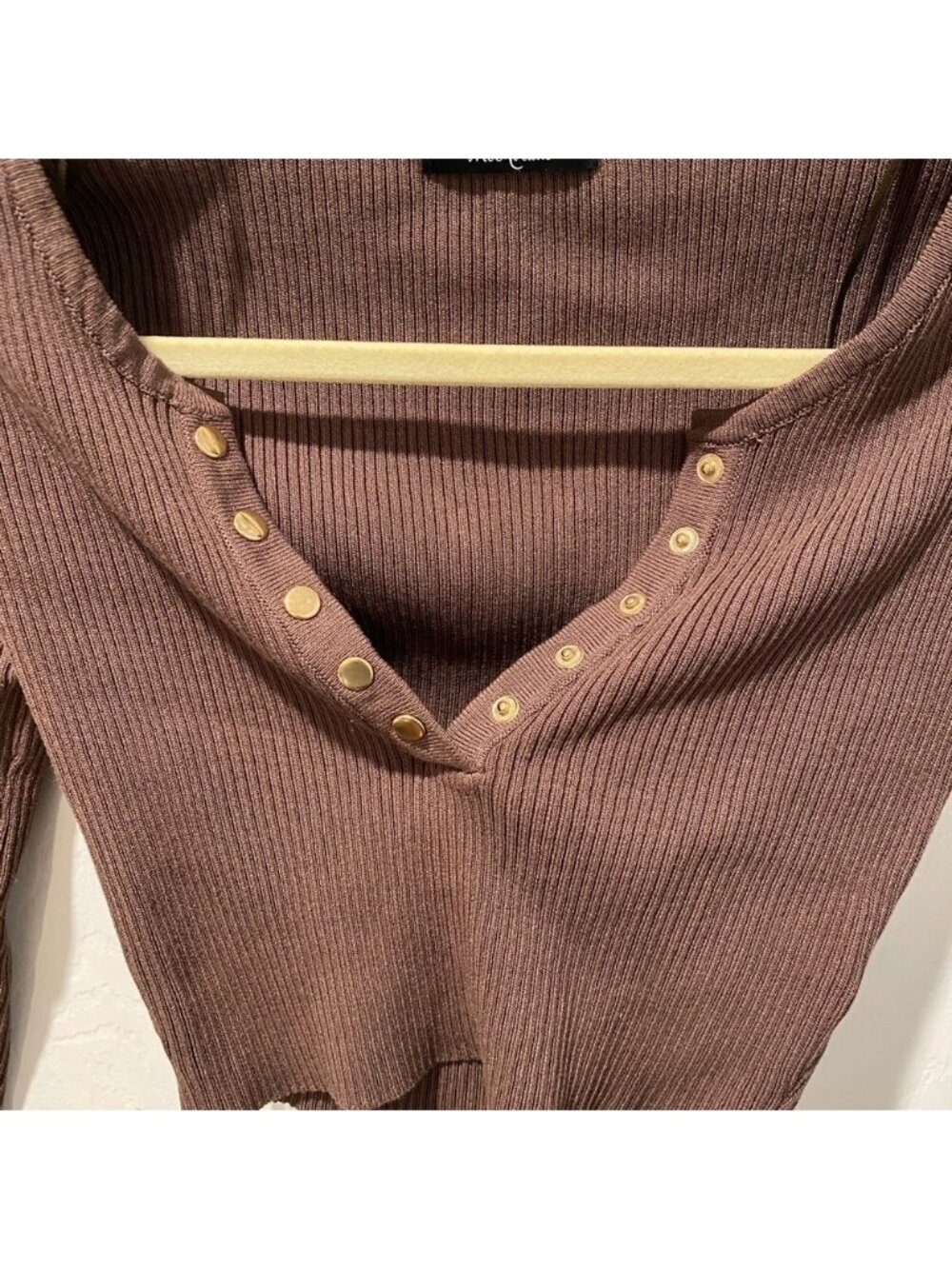 Ribbed crop top